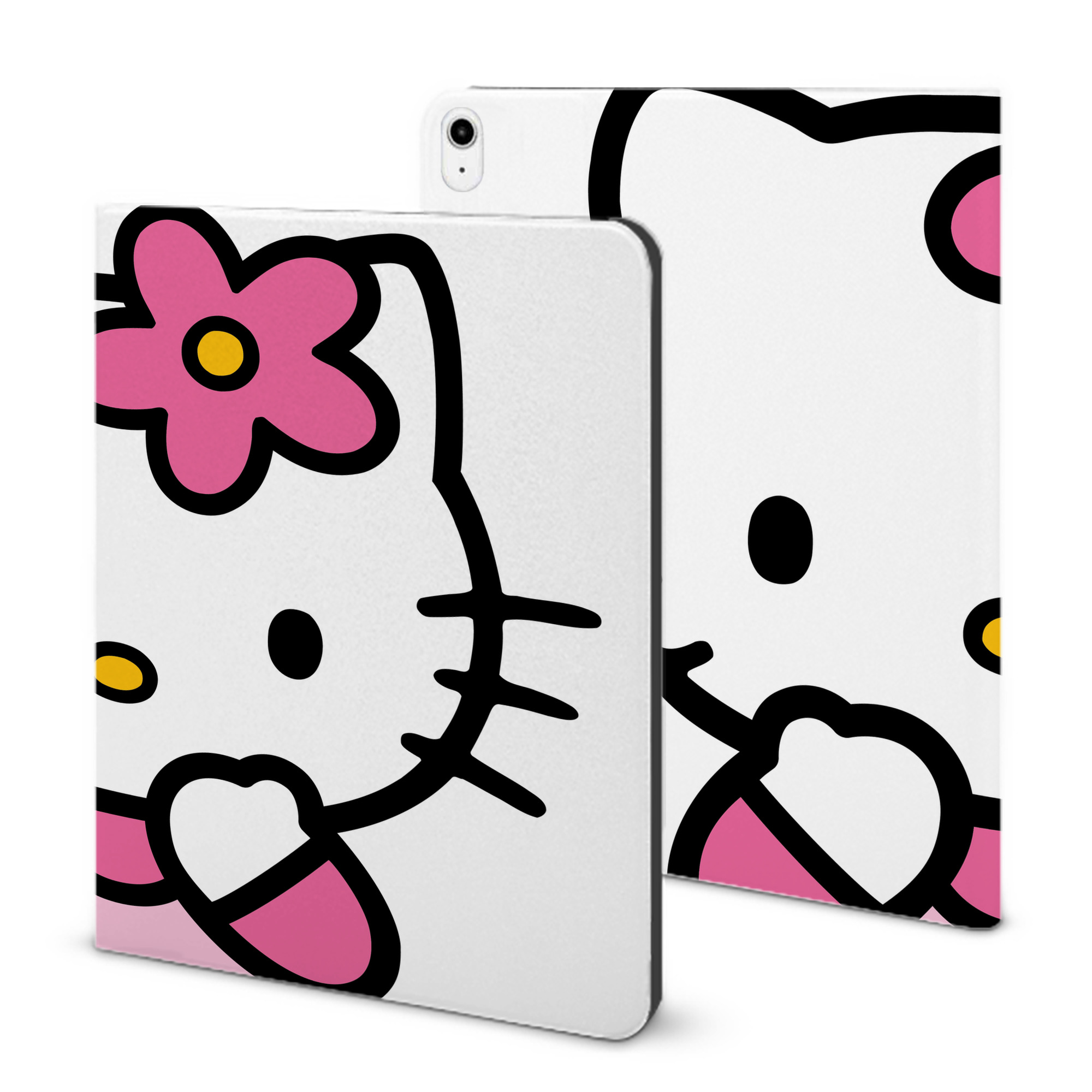 （画像用） Hello Kitty ハローキティ IPadケース ペンホルダー付き ブックスタイルデザイン
